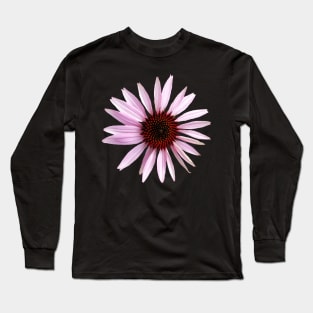 pink blooming coneflower, flower, petals, floral Long Sleeve T-Shirt